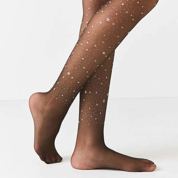 Uo Silver Star Tights Ml 